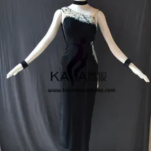 Kaka-l1544, Женщины танцуют носить, Девушки латинский, Сальса платье танго самба румба чача платье