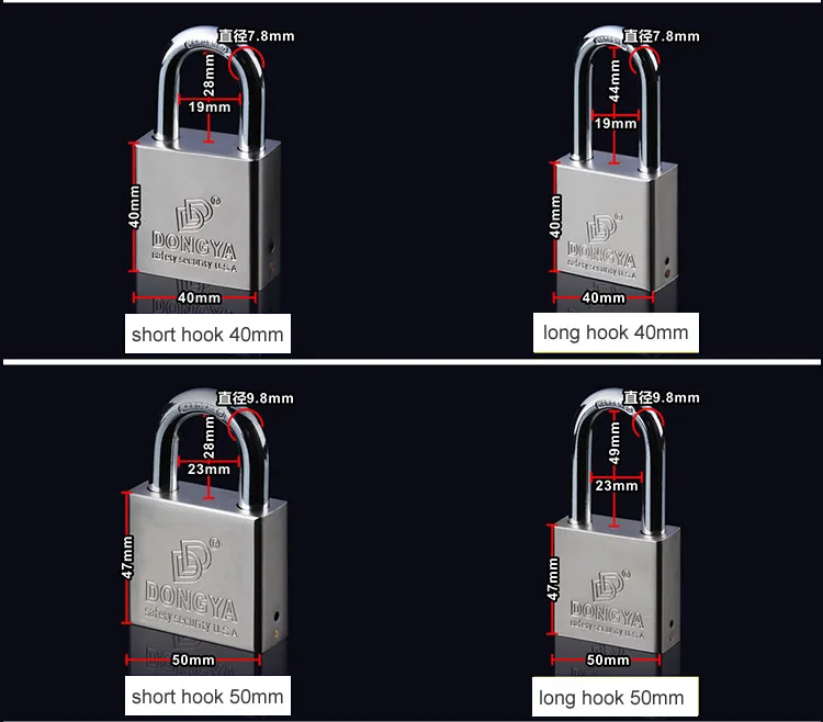 Короткий/длинный крючок, замок, Противоугонный, против дождя, высокая стойкость к ржавчине, безопасность, главный ключ, медный цилиндр, оборудование для дома