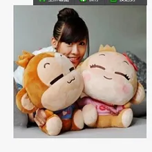 Чучело 40 см yoyo и cici плюшевая обезьянка игрушка пара кукла подарок w2754