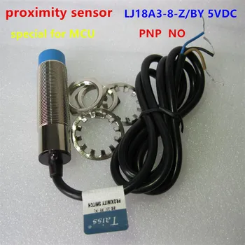 

1PC M18 8mm sensing DC 5V PNP NO LJ18A3-8-Z/BY-5V cylinder inductive proximity sensor switch work voltage 5VDC special for MCU