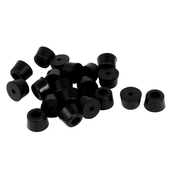 

Rubber Anti Vibration Isolator Absorber Base Foot Pad 20Pcs Black Anti Vibration Mount Bobbin Bobbin Isolator