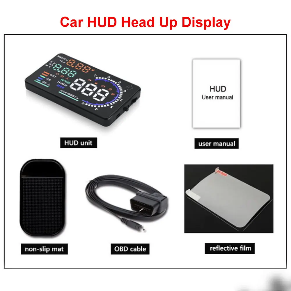 ڵ HUD   ÷ Audi A8 S8 D3 D4 V10 A8L 2011-2020,  ũ OBD ӵ    ׼