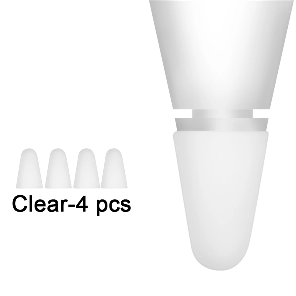 4/8 шт Запасной сменный наконечник, защитный чехол для Apple Pencil 1 2 для iPad Pro Mini Air, мягкий силиконовый чехол