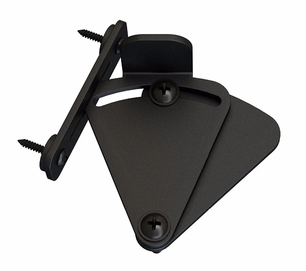 Black Steel Sliding Door Hardware Barn Slide Lock Latch Mechanism