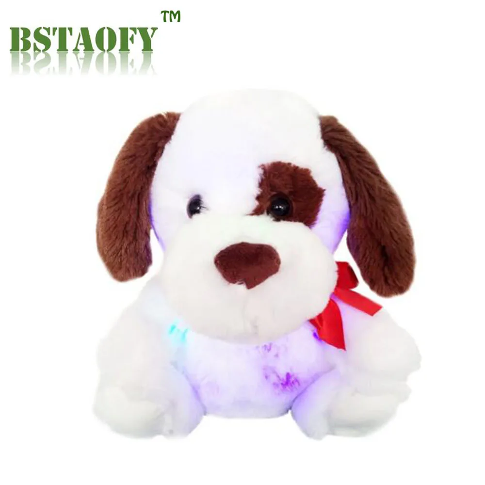 BASTAOFY Dropshipping LED One eyed Dog Plush Toys Stuffed Animals Cute