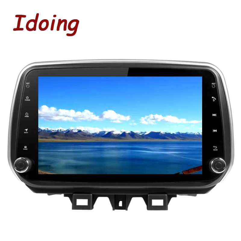 Discount Idoing 10.2"4G+64G 2.5D IPS 8 Core Car Android8.0 Radio Player Fit Hyundai Tucson/ ix35 2018 Built-in GPS Navigation and GLONASS 4