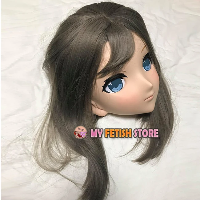 

(KIG178)Female/Girl 3/4 Head Kigurumi BJD Crossdress Cosplay Japanese Anime Role Lolita Mask Crossdresser Doll