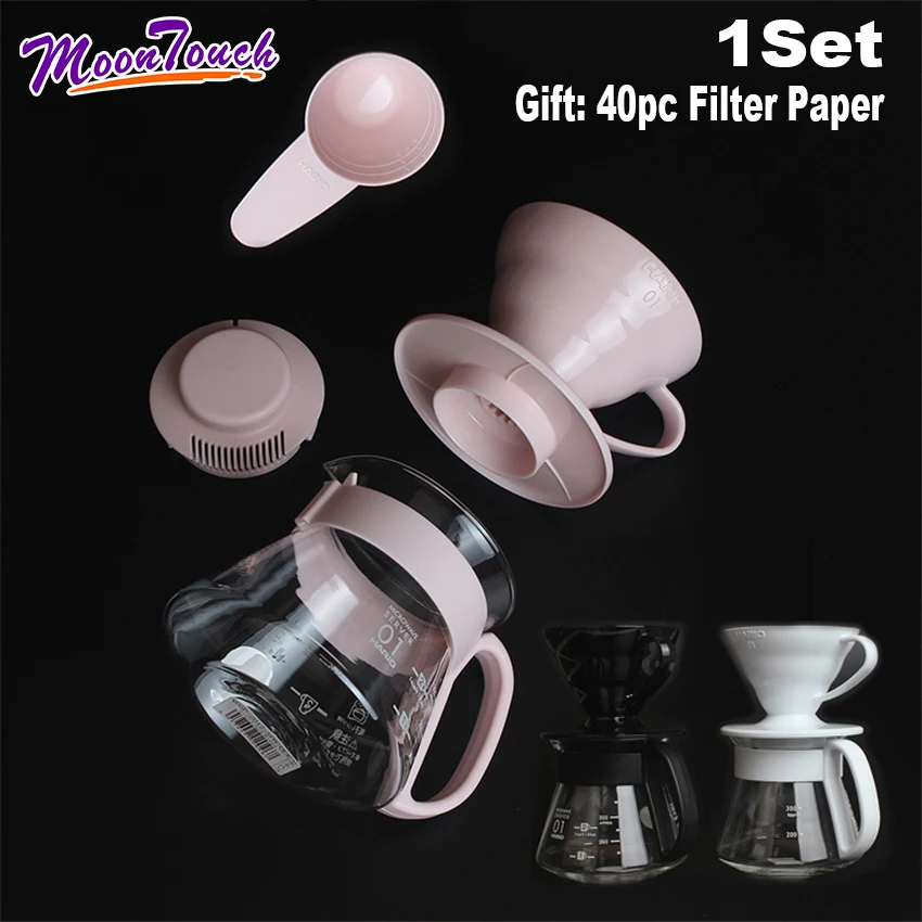 

1Set Resin Coffee Cup Espresso Coffee Cup Filter Cups V60 Funnel Drip Sharing Coffee pot Coffee Accessories For Competition