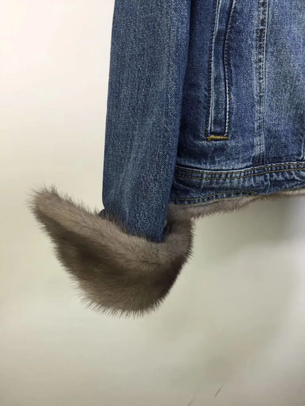 1809033 down coat with mink fur trimming LVCOMEFF (15)