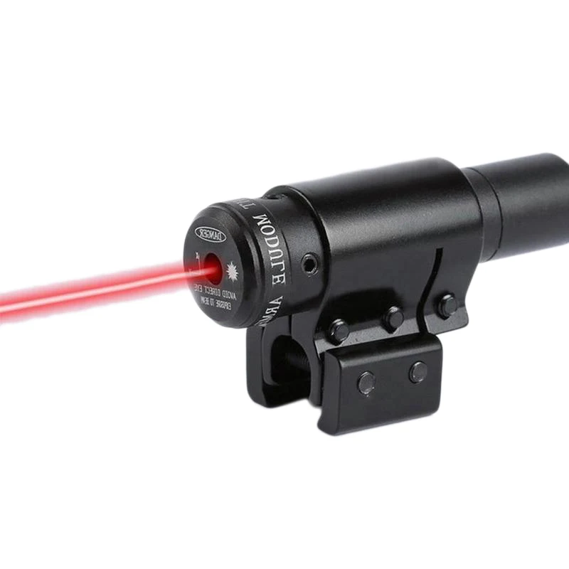 

Powerful Tactical Mini Red Dot Laser Sight Scope Weaver Picatinny Mount Set for Gun Rifle Pistol Shot Airsoft Riflescope Hunting