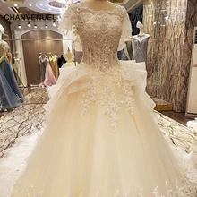 LS79643 special wedding dresses lace ball gown corset back wedding gowns 2017 robe de mariage real photos