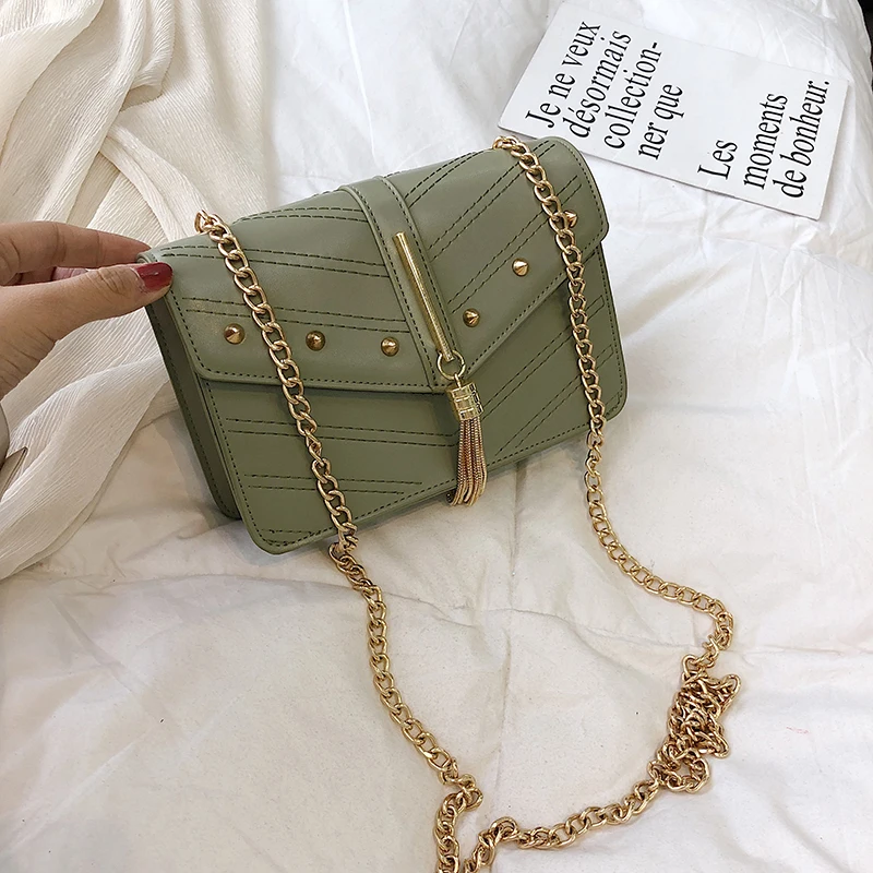 сумка женская через плечо жесткая форма Crossbody кожа зеленые сумки маленький