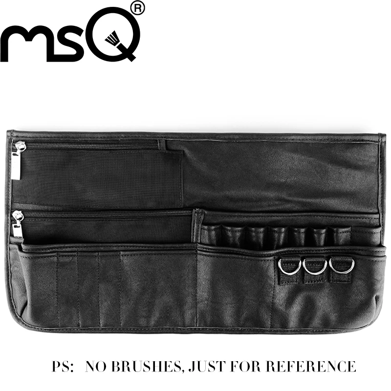 MSQ Professional Empty Makeup Brush Case Super Huge Cosmetic Belt Make