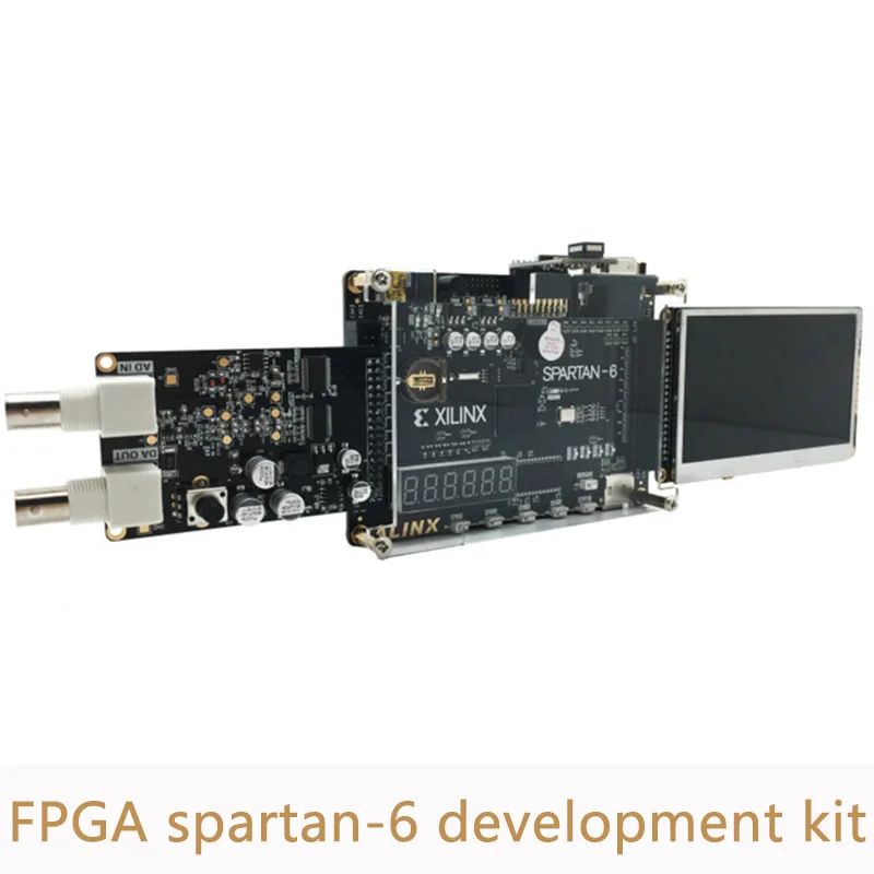 Xilinx Spartan 6 FPGA макетная плата комплект включает FPGA spartan 6 макетная плата AD/DA Модуль и 4,3 дюймовый TFT lcd XL011