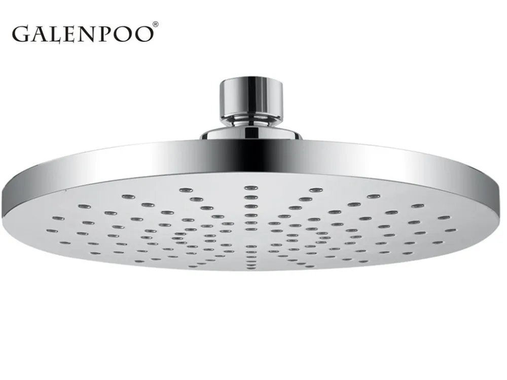 ABS top shower head 22514Symmetrical design 8 inch round waterfall bath