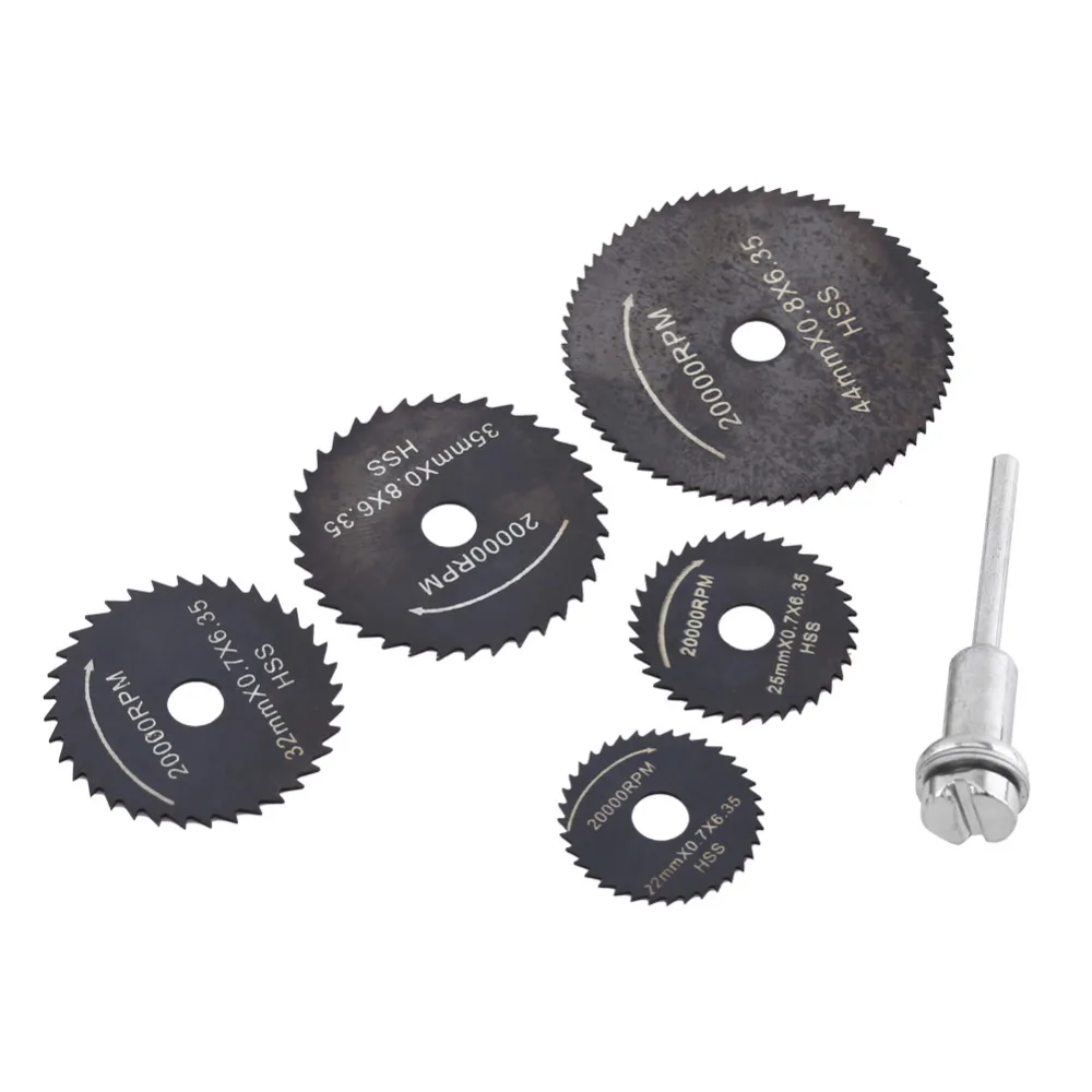 1 Set HSS Circular Saw Blades Cutting Disc Power Tools for Wood Plastic