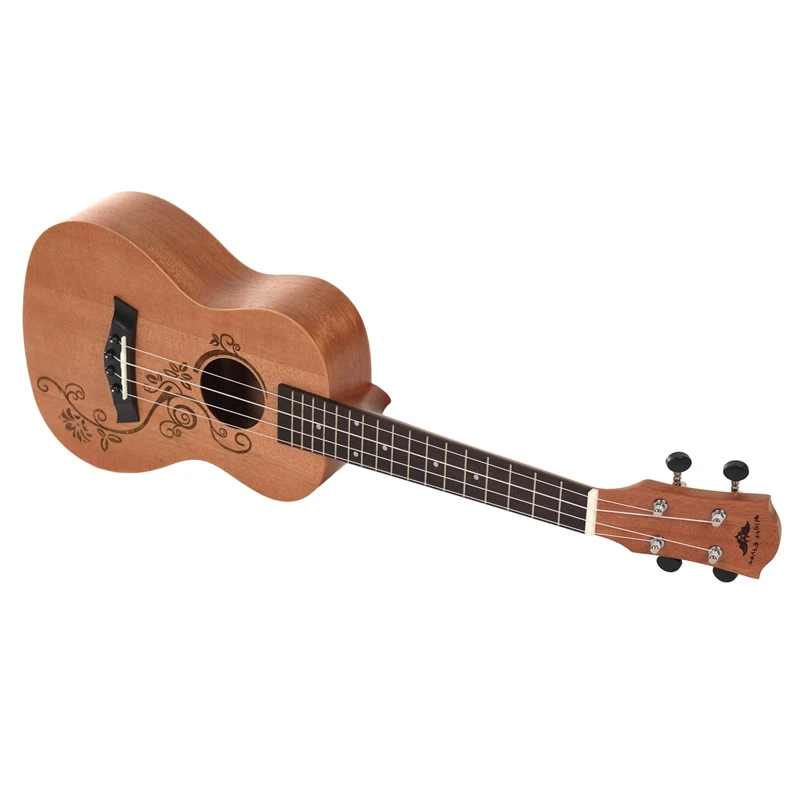 Концертные Гавайские гитары укулеле 23 дюймов УКУ 4 струны гитара красного дерева шеи для детей взрослых