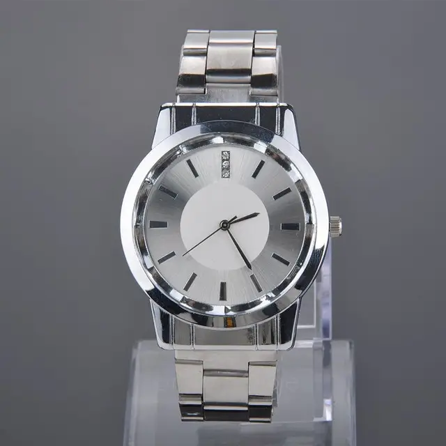 Men Watch Classic Stainless Steel Rhinestones Quartz Watches Women Mens Roman Nu Men Watch Classic Stainless Steel Rhinestones Quartz Watches Women Mens Roman Nu