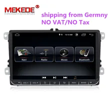 1024×600 Android 8.1 di gps radio per VW polo golf passat tiguan skoda yeti superb rapid autoradio multimedia con WIFI