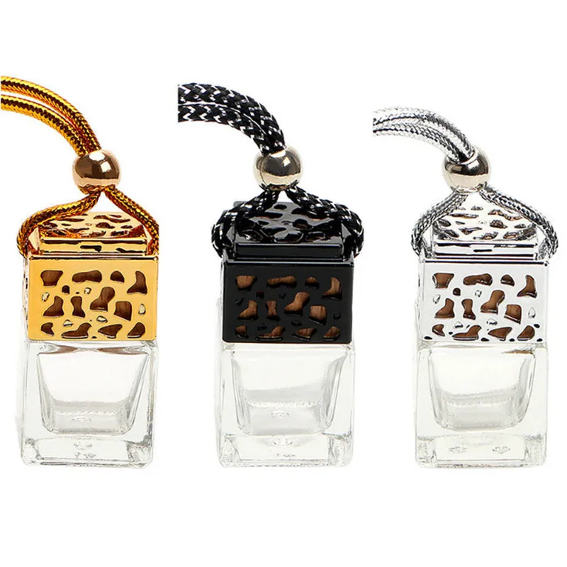

Empty Glass Bottle For Diffuser Rearview Mirror Ornament Car Hanging Perfume