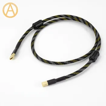 

ANAUDIOPHILE HIFI USB Cable 4N OFC USB Type A To B Data Cable HiFi USB Audio Video Cable DAC PC