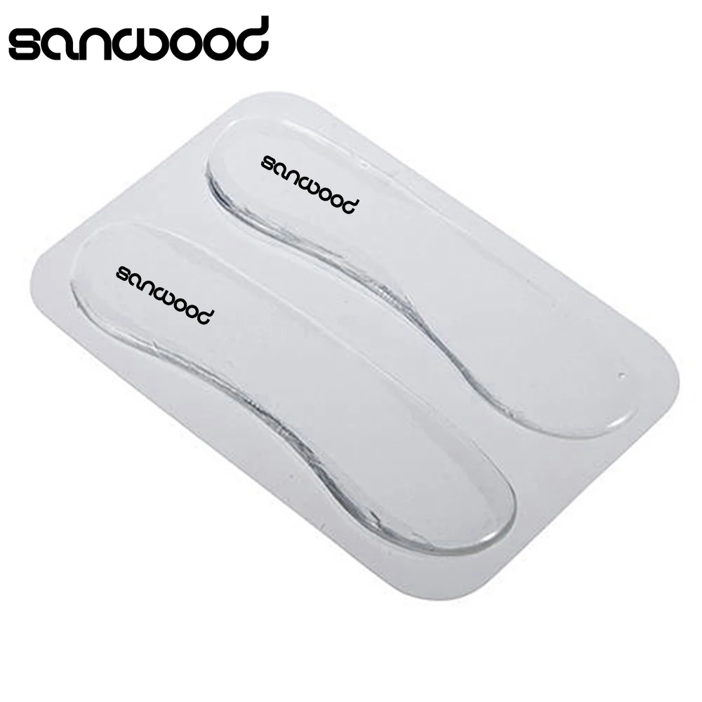 SANWOOD Silicone Gel Heel Cushion protect Foot Feet Care Shoe Insert
