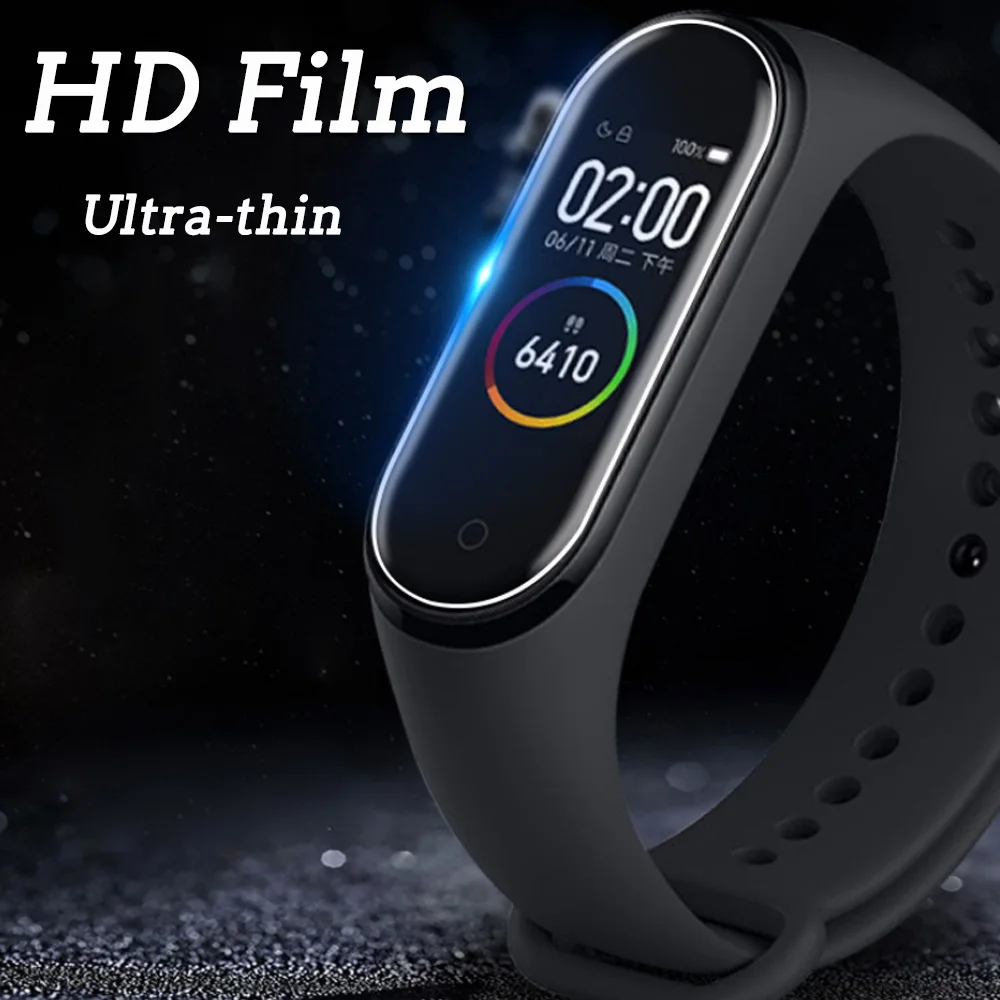 Ультратонкая прозрачная защитная пленка на весь экран HD 3 шт. для xiaomi mi band 4 mi band 4 Smart Watch прозрачная защитная пленка для экрана