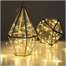 Светодио дный 10 м 33ft 100 светодио дный 5 В в USB LED медный светодио дный провод светодиодные гирлянды Рождественский фестиваль Свадебная вечеринка наружное украшение фея свет лампы