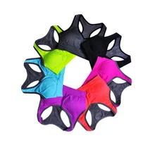 7 цветов профессиональный спортивный бюстгальтер Топ спортивный Бег Йога тренажерный зал Фитнес Для женщин Стеганый жилет