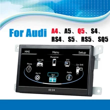Para Audi A4 sistema de navegación del GPS del coche reproductor de Audio Video sistema con bluetooth pantalla táctil apoyo control del volante