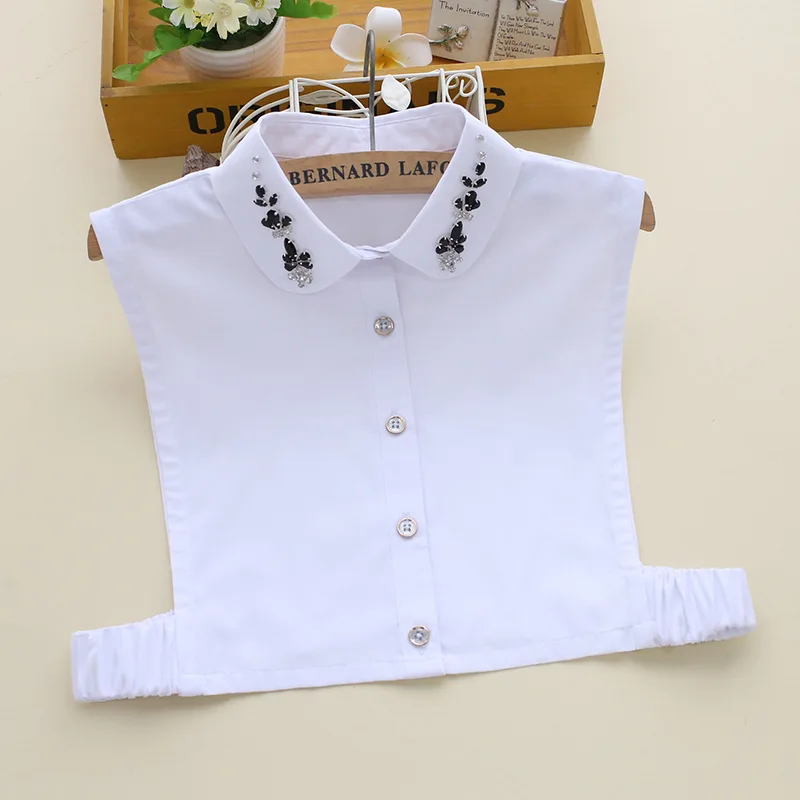 Mantieqingway Новый накладной воротник от рубашки для съемный для женщин рубашка блузка с отворотом топы дамы шеи ложный воротник одежда