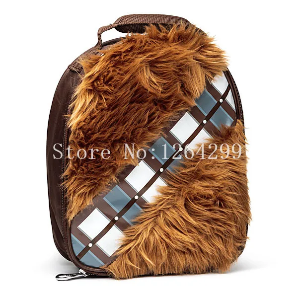 

New Fashion Star Wars Chewbacca Boys Portable Theraml Lunch Bags Kids Handbags for Children