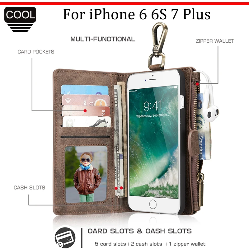 imágenes para CaseMe Para El Iphone 6 6 S 7 Caso de la Alta Calidad de Lujo de Negocios cartera de Cuero Cubierta Del Tirón Para El iPone 7 Plus iPone7 7 Plus Teléfono caso imágenes para CaseMe Para El Iphone 6 6 S 7 Caso de la Alta Calidad de Lujo de Negocios cartera de Cuero Cubierta Del Tirón Para El iPone 7 Plus iPone7 7 Plus Teléfono caso