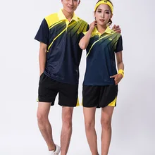 Футболка для бадминтона+ шорты для мужчин/женщин, Майки для настольного тенниса, теннисные Футболки s, футболки для пинг-понга, теннисные мужские футболки с рукавами