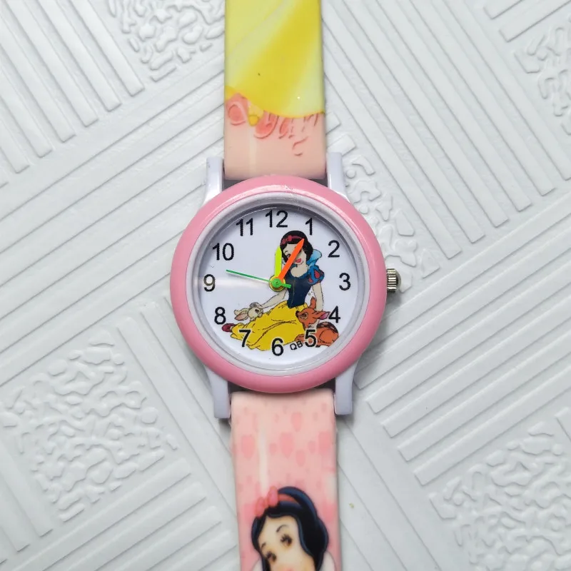 Newest products Beautiful Princess Kids Watches For Baby Girl Clock Gift Fashion Casual Children Waterproof Quartz Wrist Watch