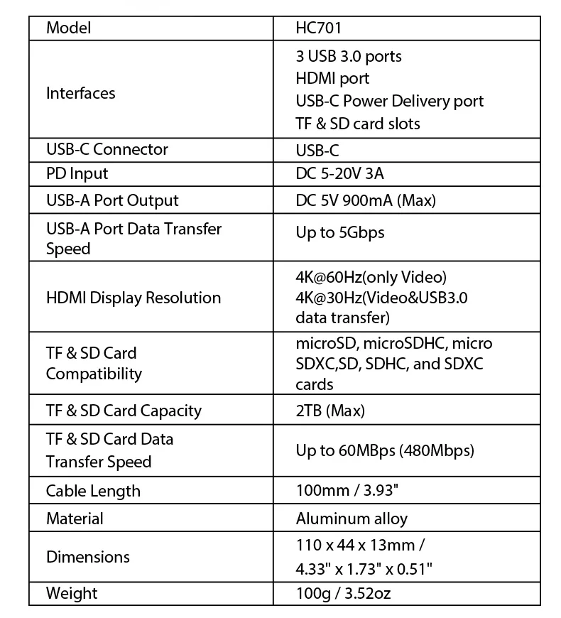 LU USB-C сплиттер type C 3,1 3 порта USB C концентратор для нескольких USB 3,0 HDMI адаптер для MacBook Pro Аксессуары USB C концентратор и т. Д