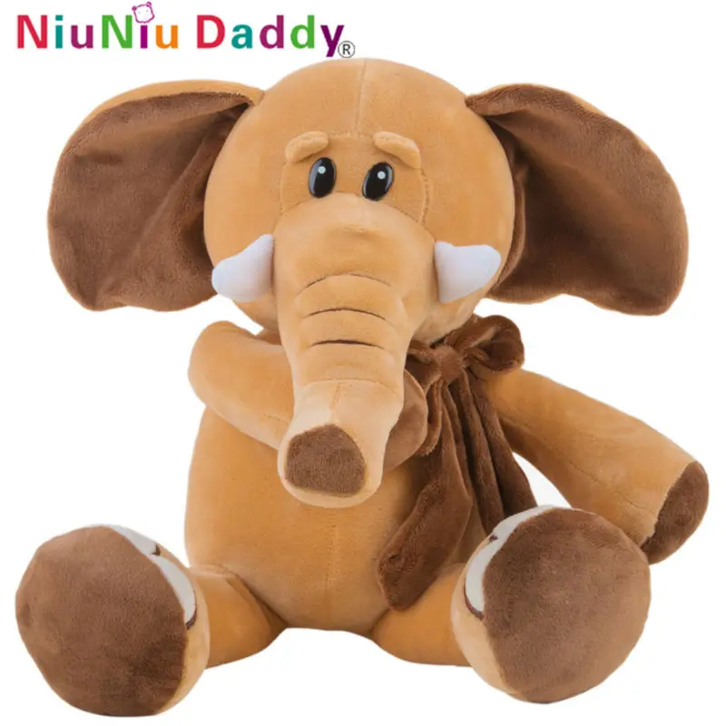 Niuniudaddy لطيف أفخم لعبة الحيوان كيد الدمى ذات جودة عالية محشوة الفيل أفخم النمر لينة الكلب بقرة جميلة الشحن مجانا