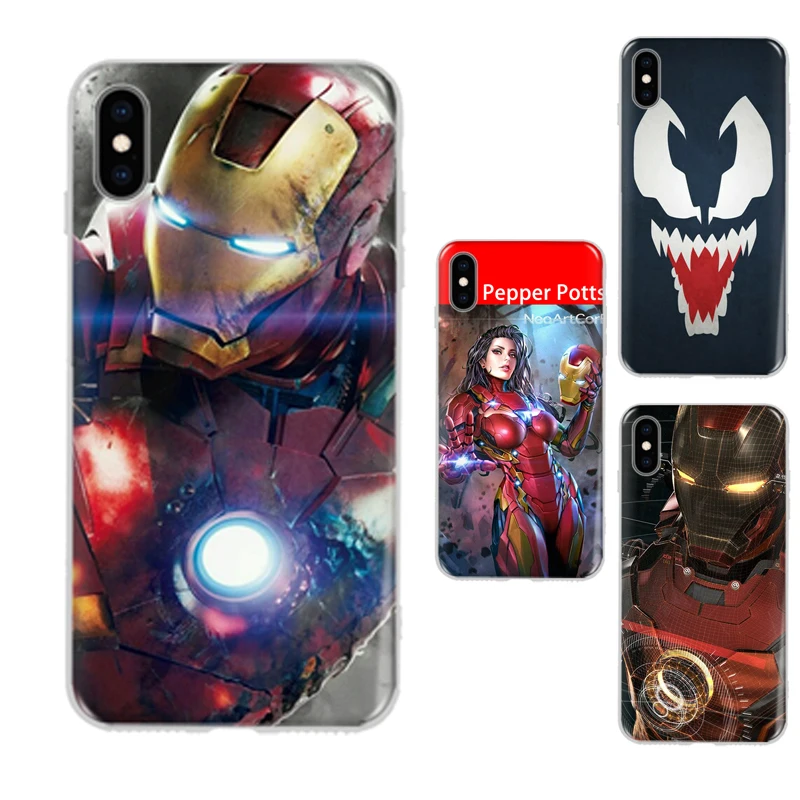 

luxury plastic case TPU Soft iron Man Case Couple suit coque phone cover for iphone X XS MAX XR 10 8 7 6 6S 5 5S SE plus cases