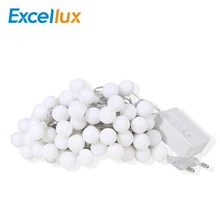 10 м светодиодный светильник для домашнего сада, вечерние, свадебные праздники рождественское декоративное освещение с 100 светодиодный s теплый белый Сказочный светодиодный шар