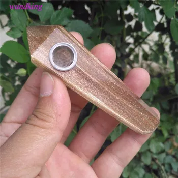 

(100-110mm) smelting yellow quartz crystal smoke tube