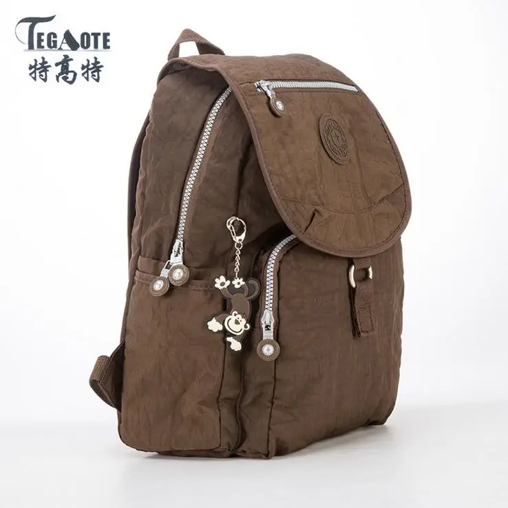 Модный женский рюкзак TEGAOTE, высококачественный Молодежный нейлоновый милый рюкзак для девочек-подростков, женская школьная сумка через плечо, рюкзак - Цвет: 2