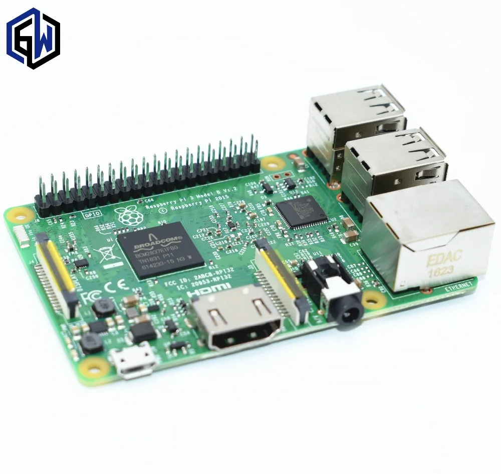 Оригинальный raspberry pi 3 model b / pi3 3b с wifi и bluetooth|raspberry 3|raspberry pipi |