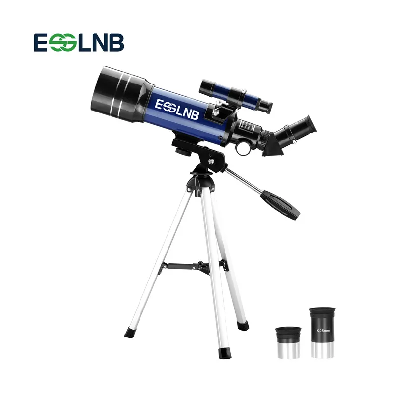 F36070 астрономический телескоп со штативом Finderscope для начинающих Исследуйте космическую Луну монокулярный прибор наблюдения телескоп подарок для детей - Цвет: Синий