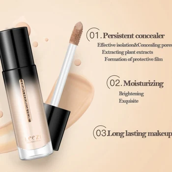 

2019 New Lightweight Makeup Foundation Liquid Concealer Moisturizing Oil Control Not Take Off Makeup Lasting Nude S2