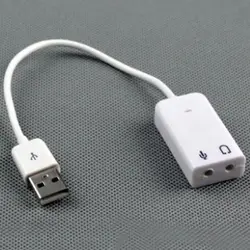 Новый Sienoc USB 2,0 Виртуальный 7,1 канала Xear 3D внешний звуковая карта аудио адаптер для оконные рамы XP Win 7 8 Linux Vista Mac OS