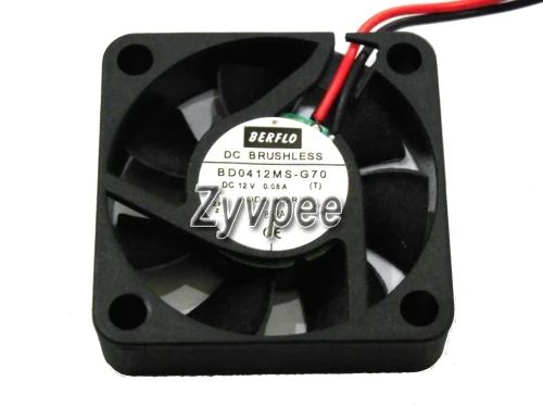 ADDA 4010 BERFLO BD0412MS-G70 DC12V 0.08A 2Wire Cooling Fan