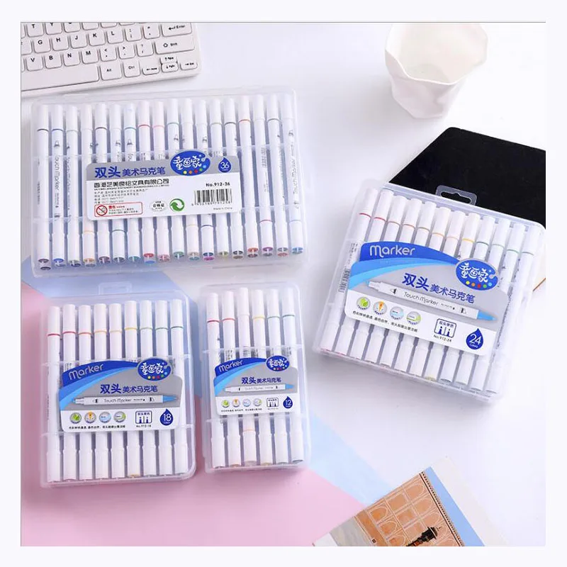 

Marker Pen 36 Colors Art Markers Set Double Head Artist Sketch Oily Pen Manga Pen Painting set
