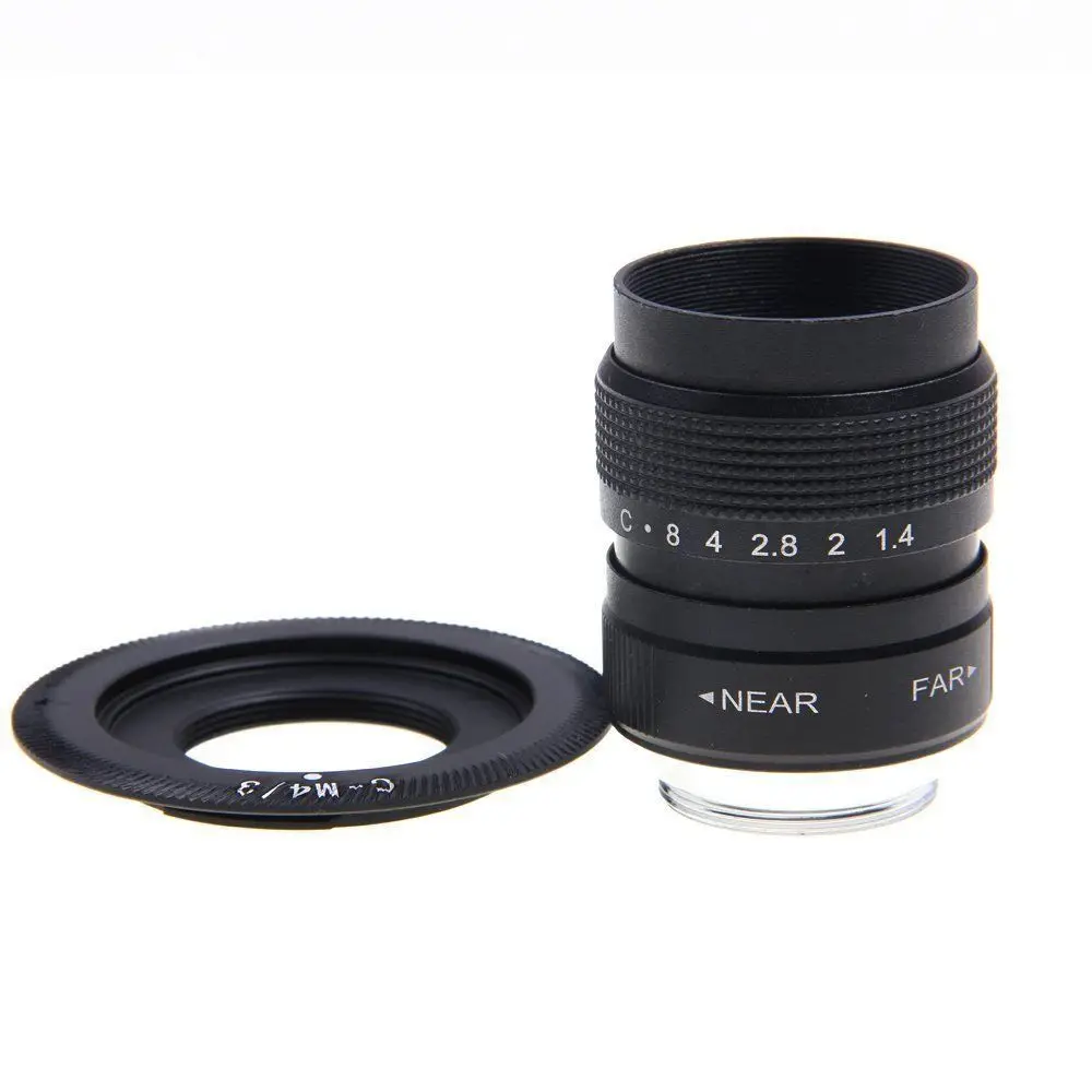Объектив 25 мм f/1 4 C Mount CCTV f1.4 для Micro 4/3 Olympus EPM3 EPL7 EPL5 OM D EP1 EP2 EP3 EP6 EPL6 EPL3 E M5 EM10|fujian 25mm|c
