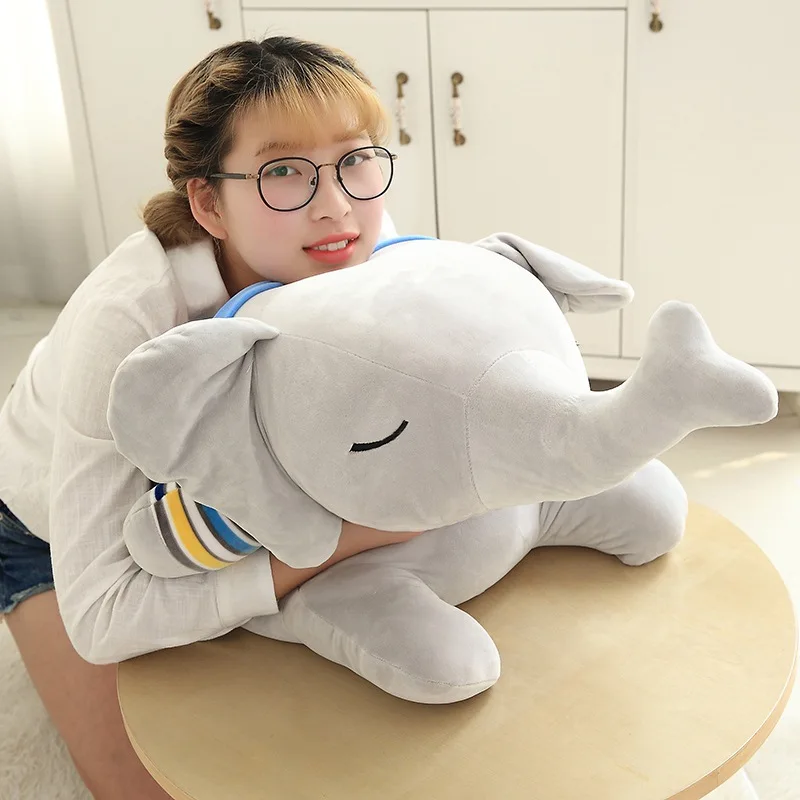 rainbow elephant stuffed animal