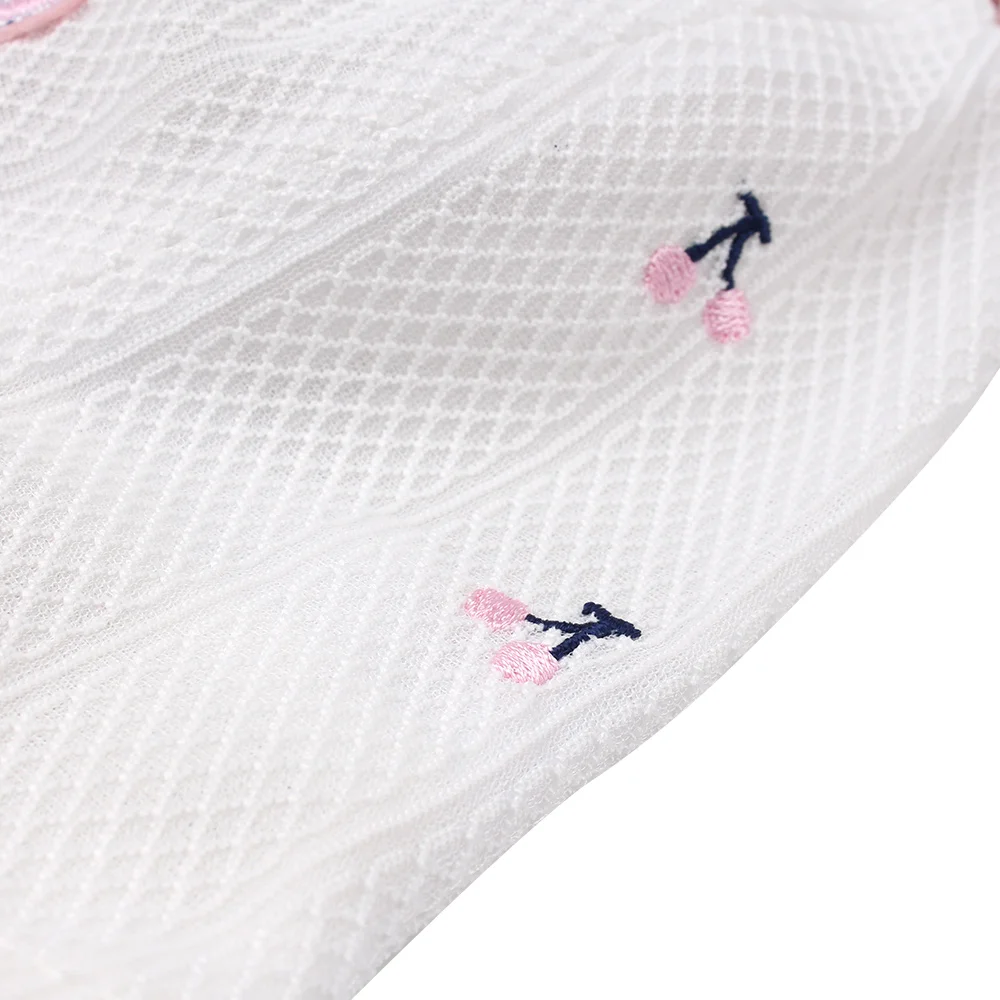 Cherry Cute Baby Hat For Girls Rabbit Ears Toddler Girls Hat White Pink Girls Bucket Hat Sun Cap Spring Autumn Girls Fisher Caps (2)